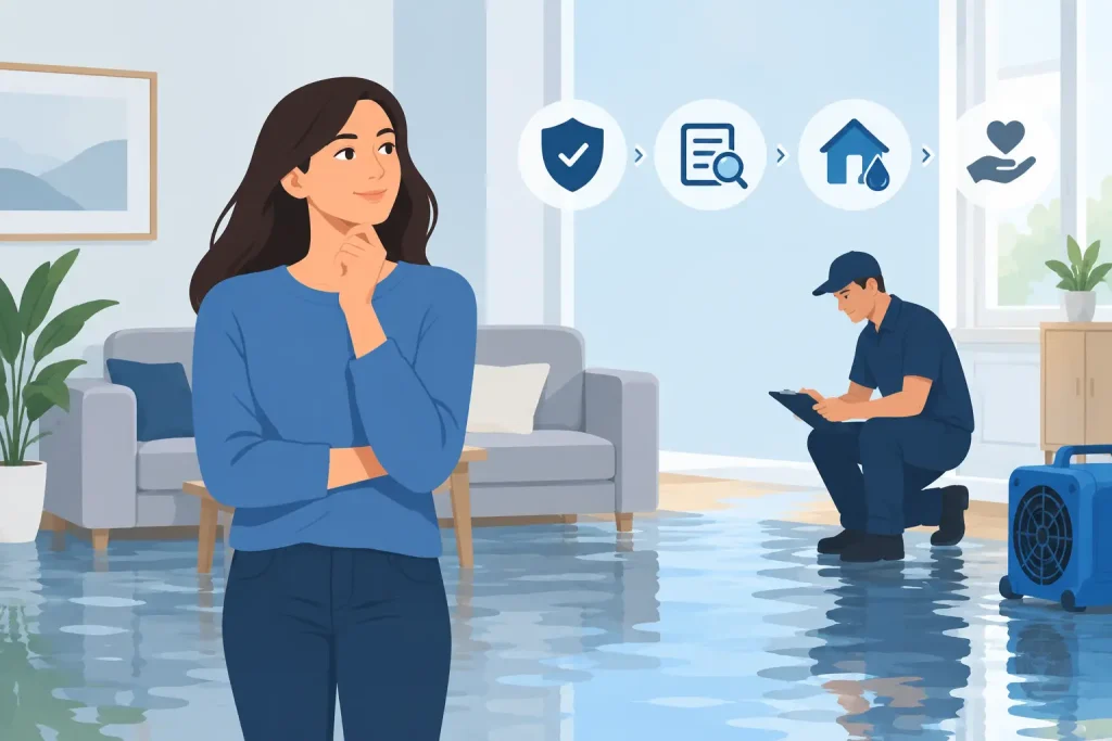How to Handle Water Damage Claims Without Panic